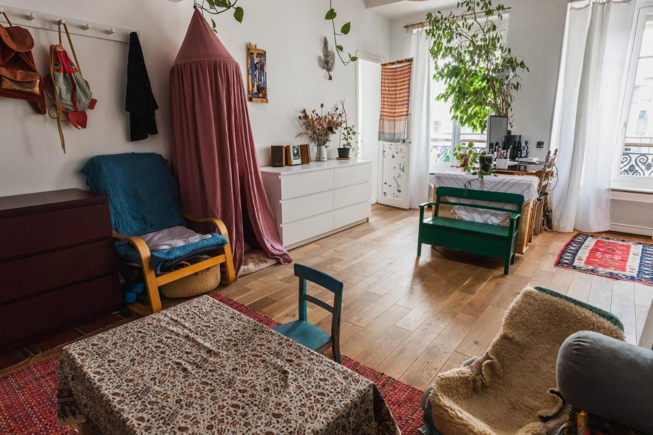 Bright Atypical Duplex In Menilmontant Apartment Paris Luaran gambar